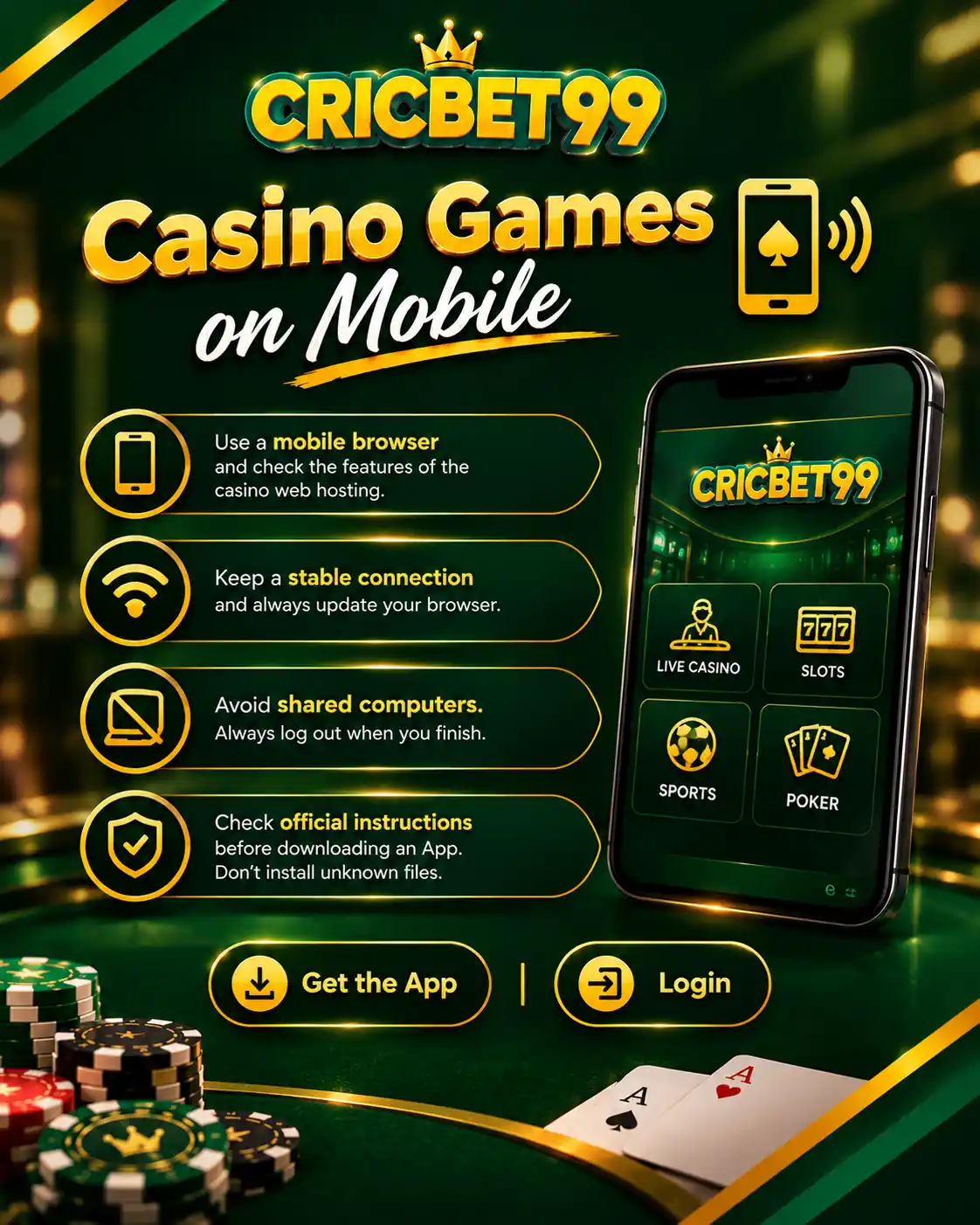 Casino on mobile